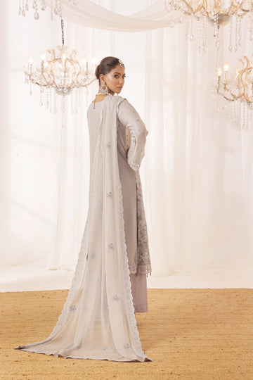 PARKHA Semi-Stitched 3-Piece Luxury Embroidered Chiffon Collection