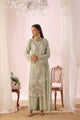 ZOFIA - Semi-Stitched 3-Piece Luxury Embroidered Chiffon
